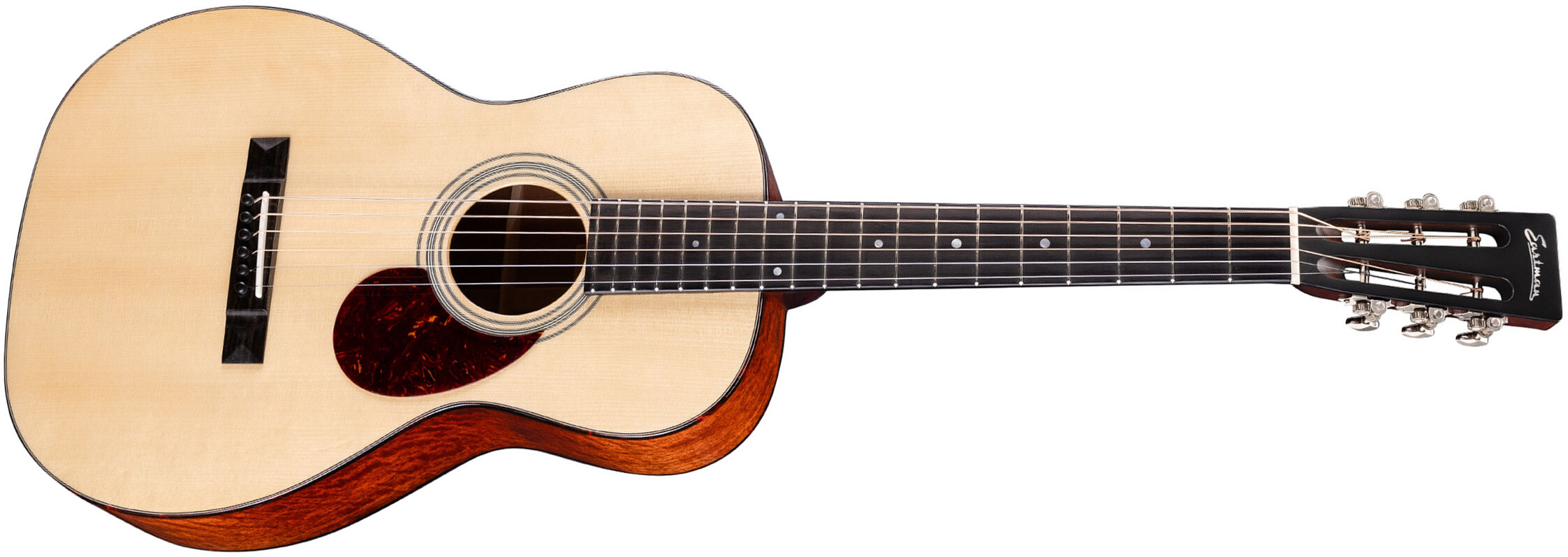 Eastman E10p Thermo Cure Parlor Epicea Acajou Eb - Truetone Gloss Natural - Folk guitar - Main picture