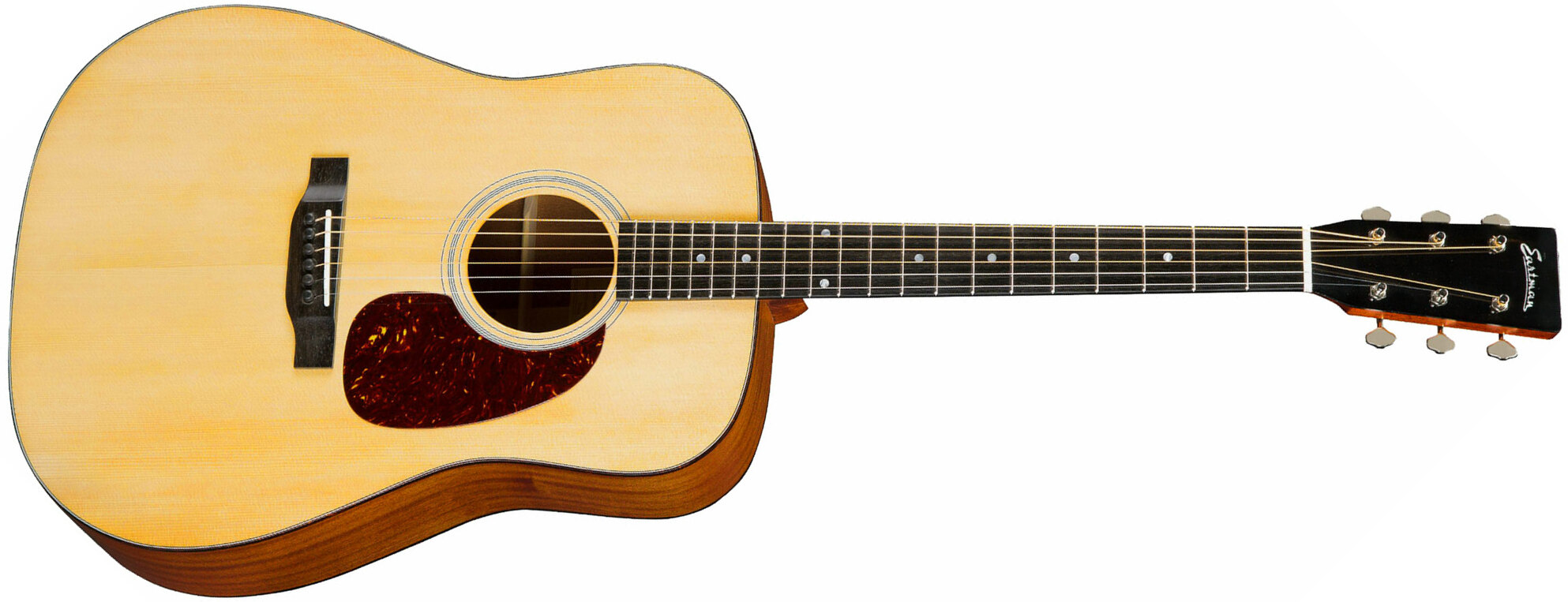 Eastman E1d Deluxe Dreadnought Epicea Sapele Eb - Truetone Gloss Natural - Acoustic guitar & electro - Main picture