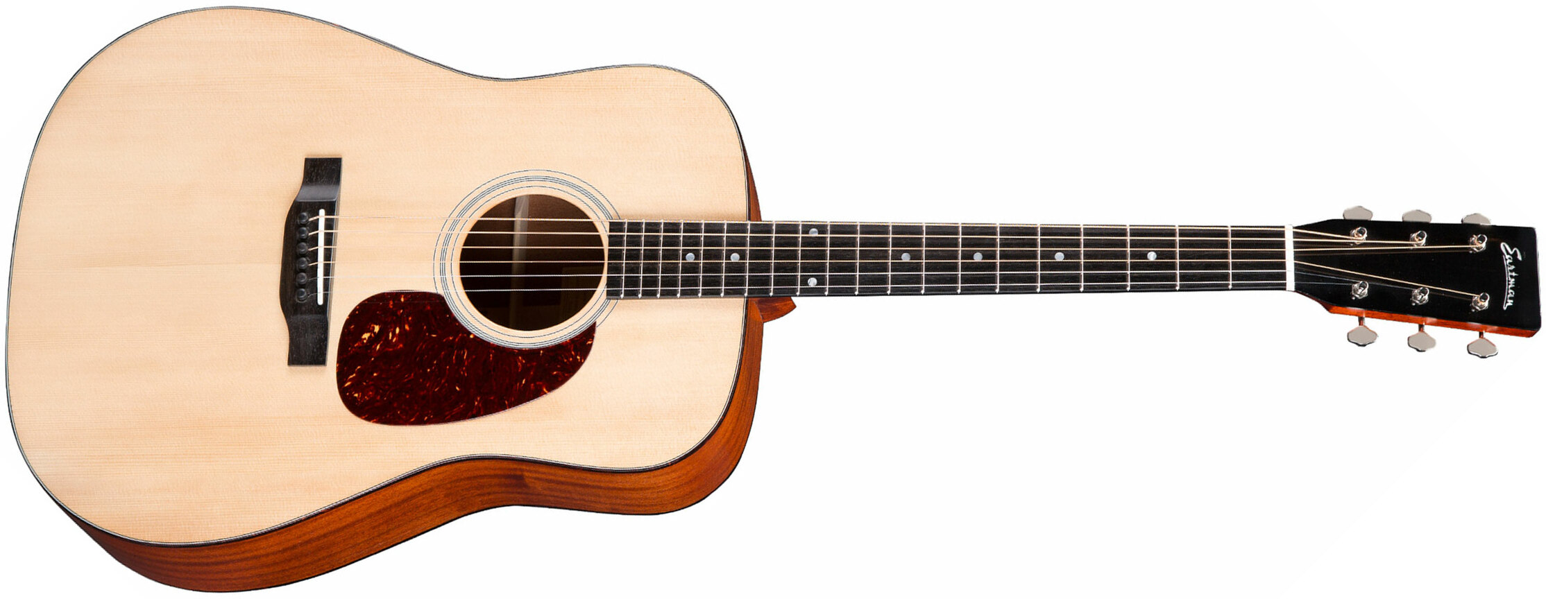 Eastman E1d Traditional Dreadnought Epicea Sapele Eb +housse - Natural Satin - Acoustic guitar & electro - Main picture