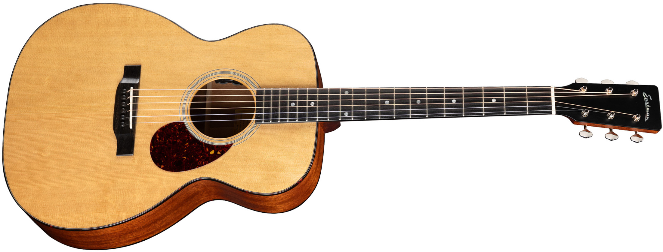 Eastman E1om Deluxe Orchestra Model Epicea Sapele Eb - Thermo-cure Natural - Folk guitar - Main picture