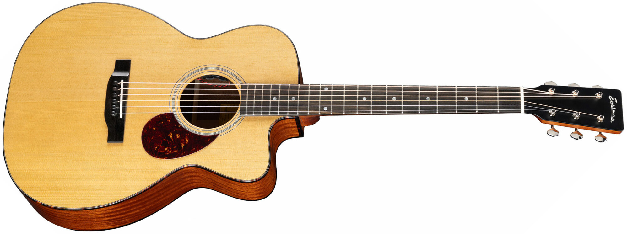 Eastman E1omce Deluxe Orchestra Epicea Sapele Eb - Truetone Natural Gloss - Electro acoustic guitar - Main picture