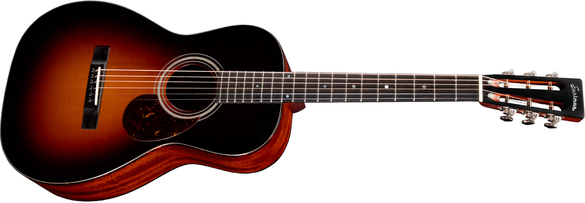 Eastman E1p Deluxe Parlor Shsc Epicea Sapele Eb - Truetone Gloss Sunburst - Folk guitar - Main picture