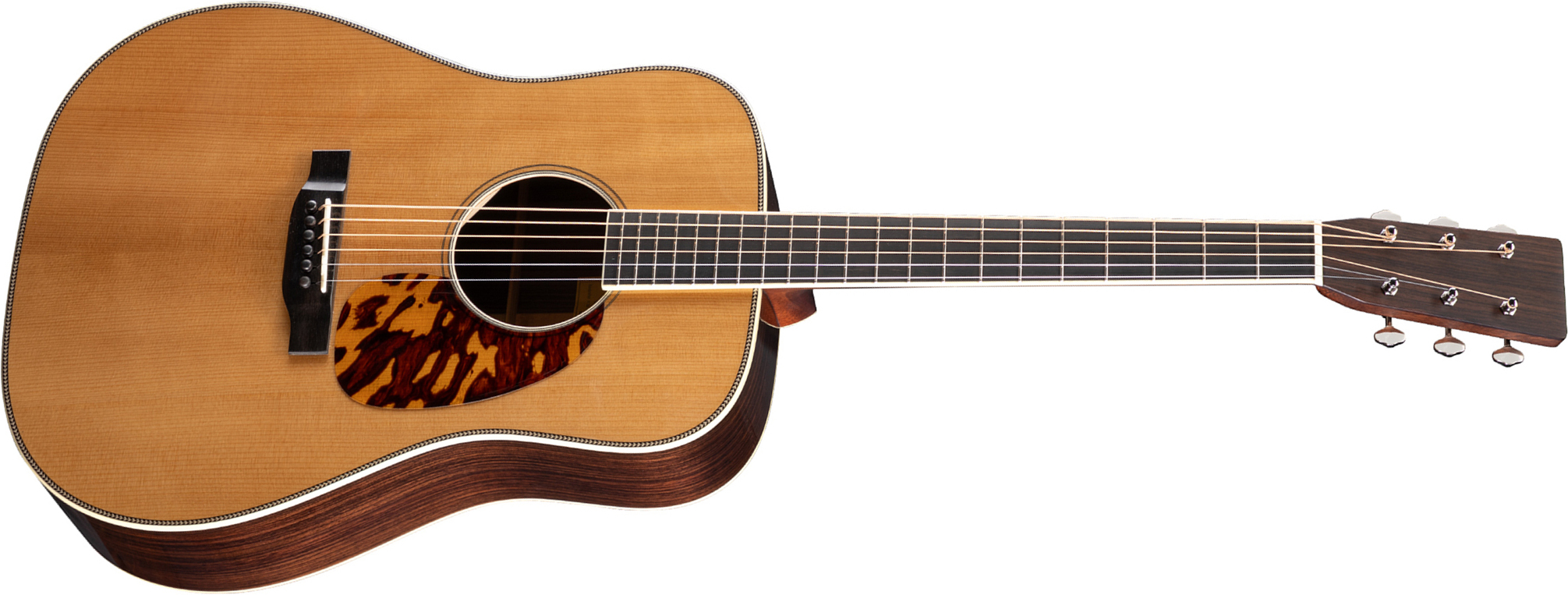 Eastman E20d Thermo Cure Large Soundhole Dreadnought Epicea Palissandre Eb - Truetone Gloss Natural - Folk guitar - Main picture