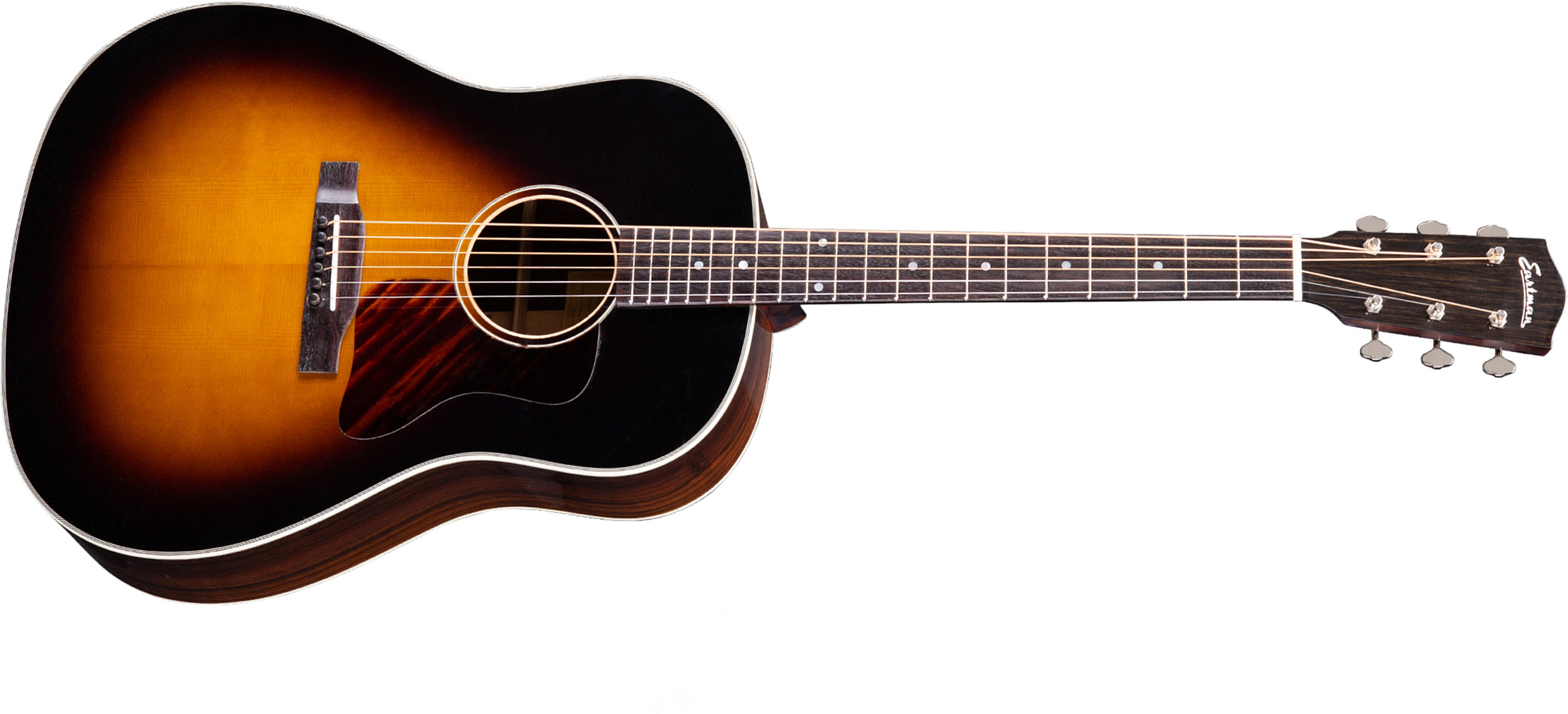 Eastman E20ss Traditional Epicea Palissandre Eb +etui - Sunburst - Acoustic guitar & electro - Main picture