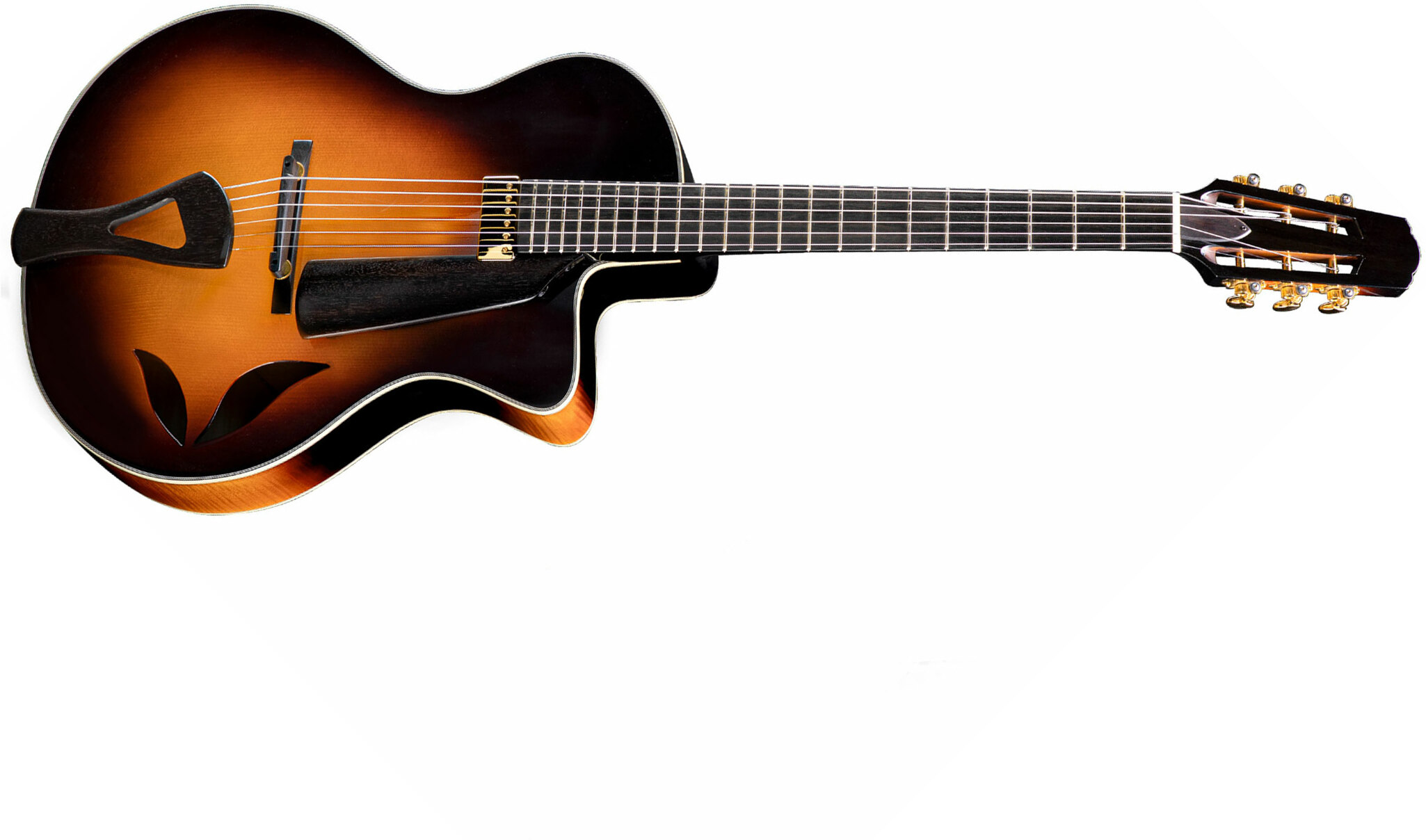Eastman Frank Vignola Model Fv880ce Signature Archtop Cw Eb - Sunburst - Hollow-body electric guitar - Main picture
