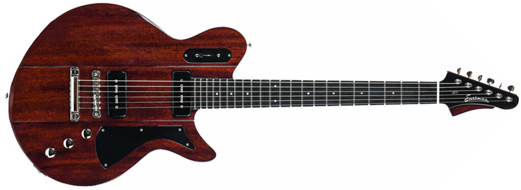 Eastman Juliet 2p90 Ht Eb - Truetone Gloss Vintage Red - Retro rock electric guitar - Main picture