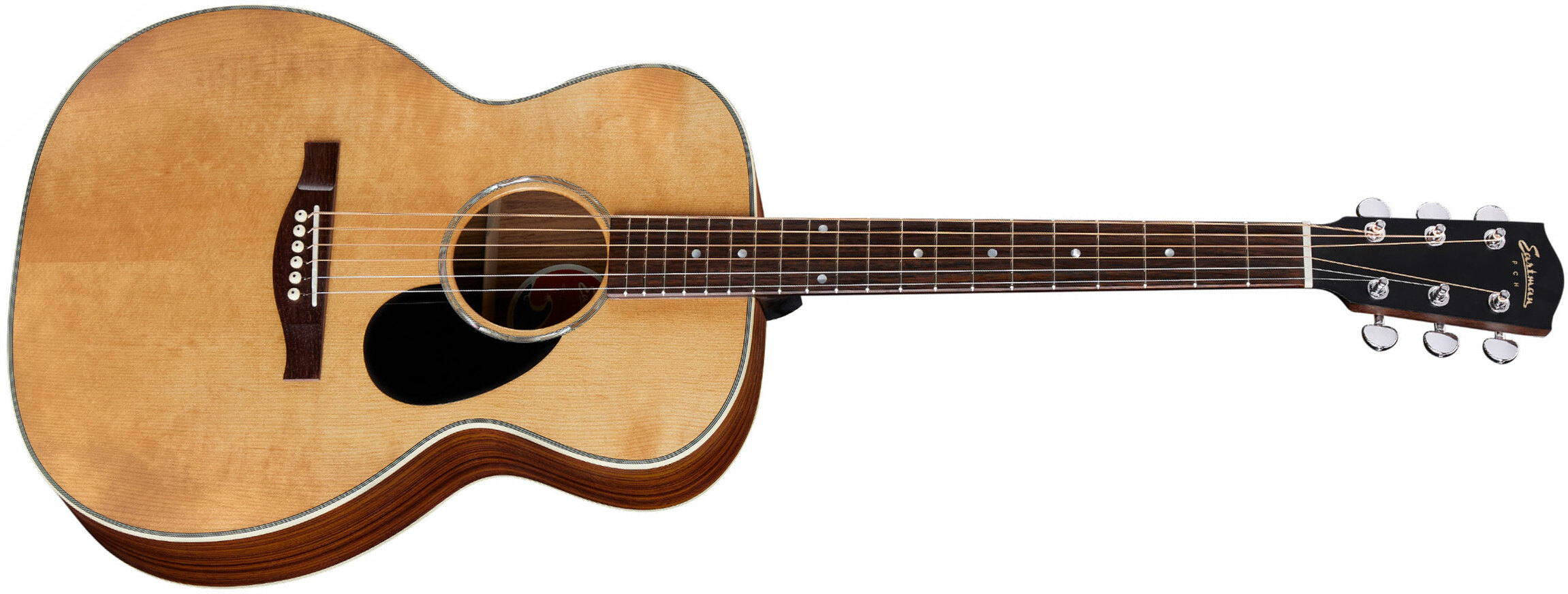 Eastman Pch2-om Orchestra Model Epicea Palissandre Rw - Truetone Natural Satin - Acoustic guitar & electro - Main picture