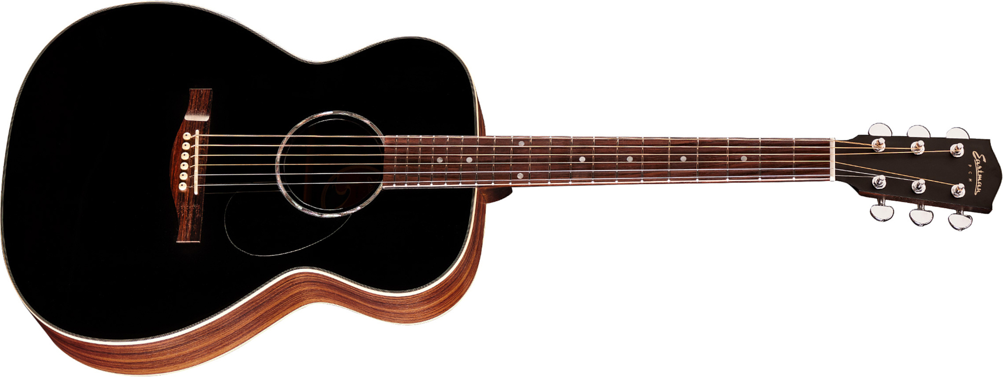 Eastman Pch2-om Orchestra Model Epicea Palissandre Rw - Black - Acoustic guitar & electro - Main picture