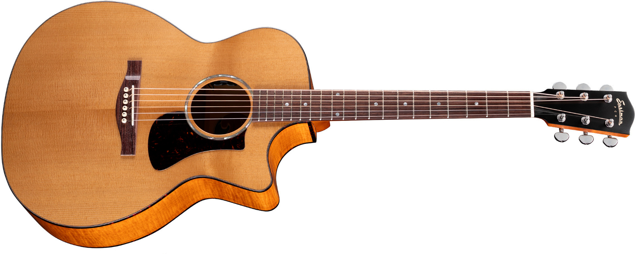 Eastman Pch3-gace Grand Auditorium Cw Epicea Erable Rw - Truetone Gloss Amberburst - Folk guitar - Main picture