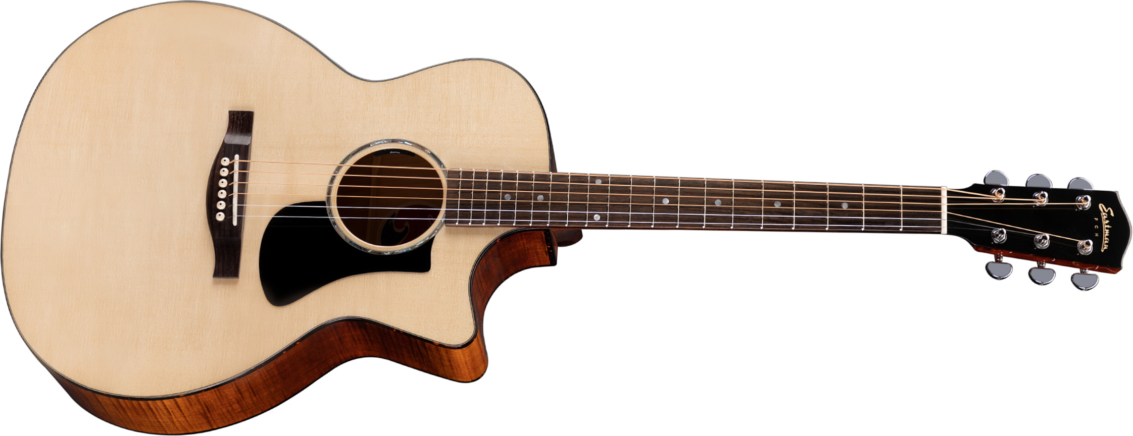 Eastman Pch3-gace Grand Auditorium Cw Epicea Erable Rw +housse - Natural - Electro acoustic guitar - Main picture