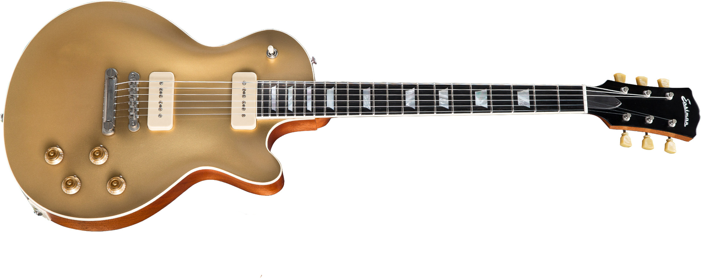 Eastman Sb 56/n-gd Vintage Nitro 29p0 Lollar Ht Eb - Gold Top - Single cut electric guitar - Main picture