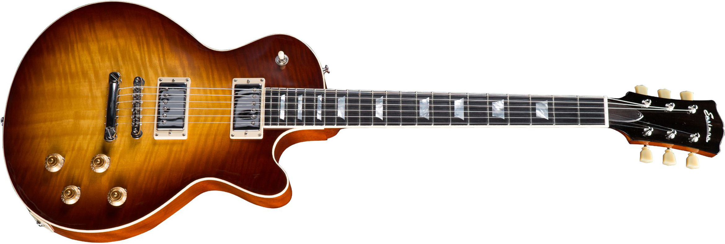 Eastman Sb59 Truetone Hh Seymour Duncan Ht Eb - Goldburst - Single cut electric guitar - Main picture