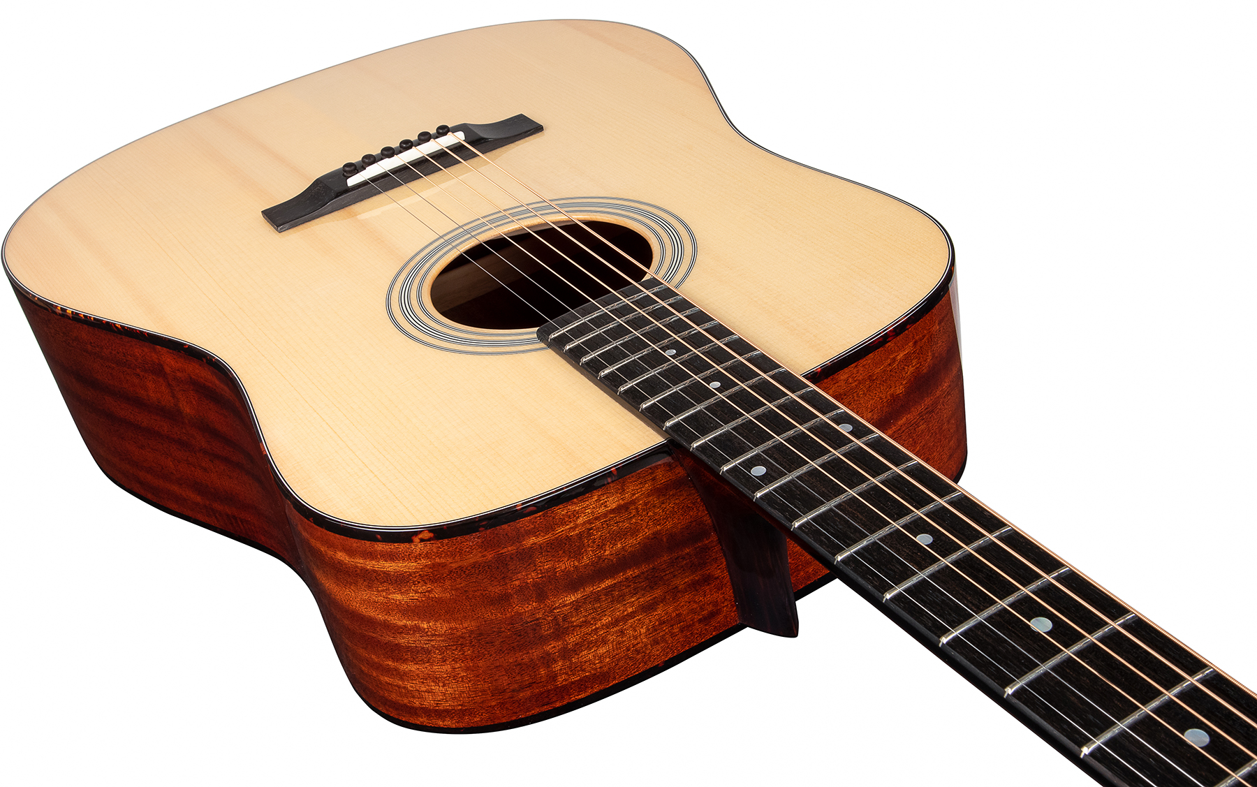 Eastman E10d Traditional Dreadnought Epicea Acajou Eb - Natural - Acoustic guitar & electro - Variation 3