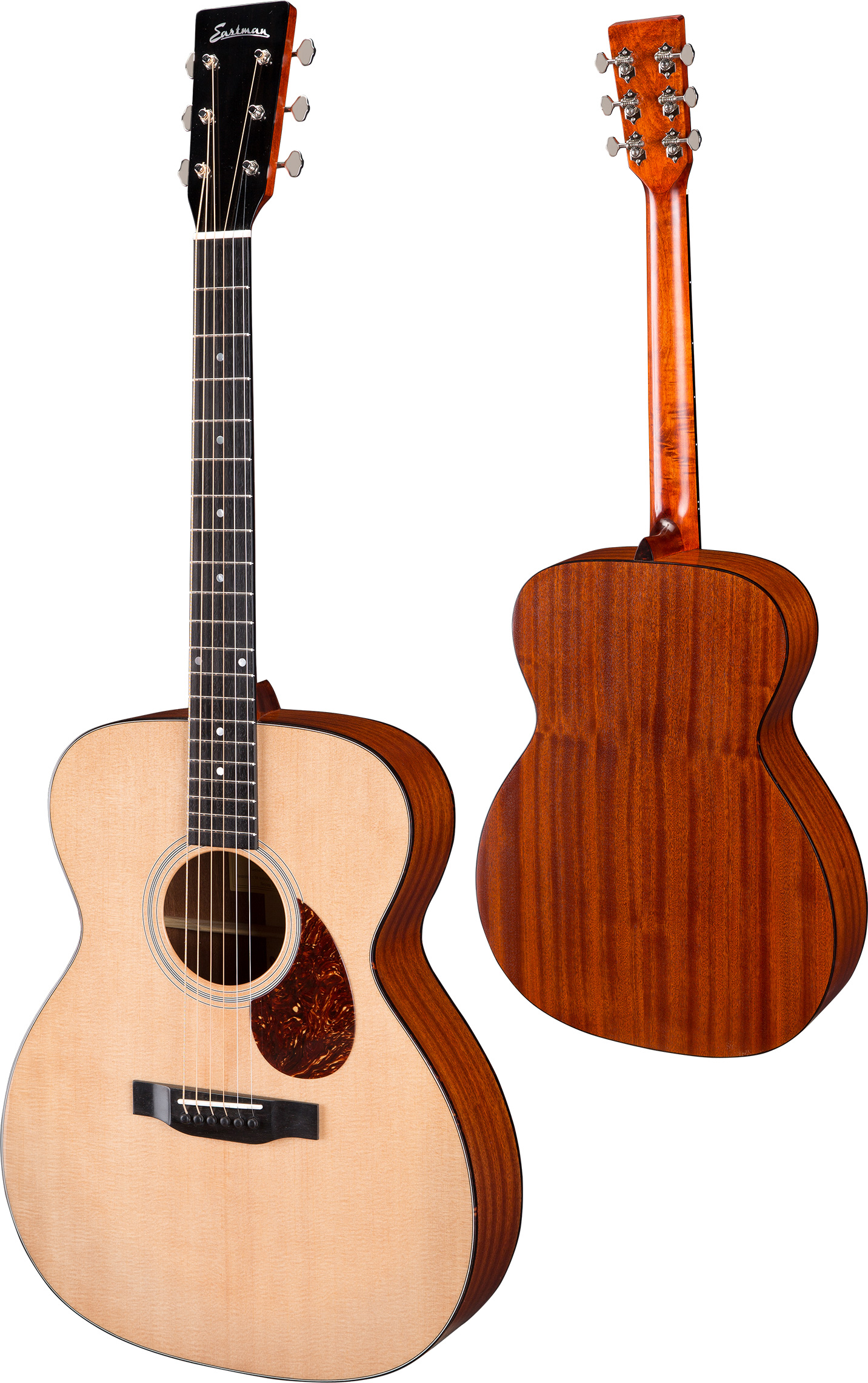 Eastman E1om Traditional Epicea Sapele Eb - Natural Satin - Acoustic guitar & electro - Variation 1