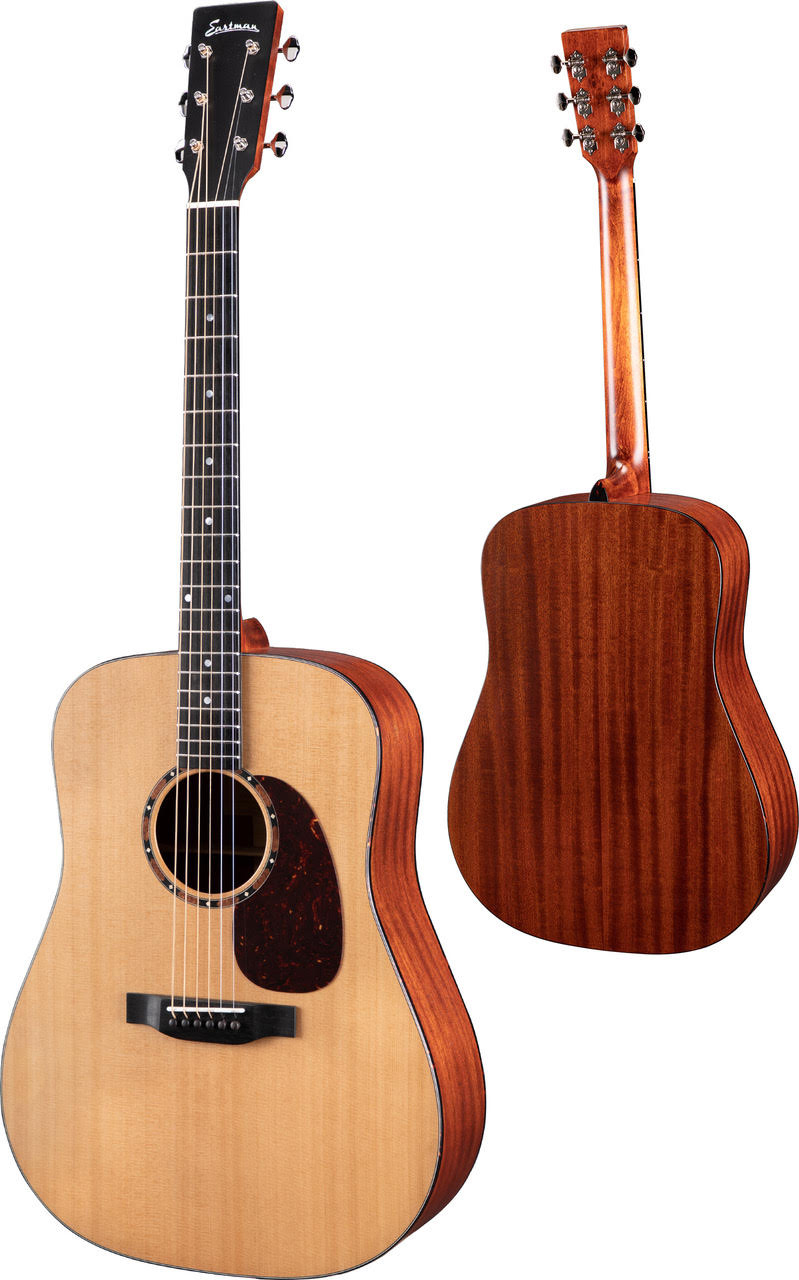 Eastman E2d Traditional Dreadnought Cedre Sapele Eb - Classic Satin - Acoustic guitar & electro - Variation 1