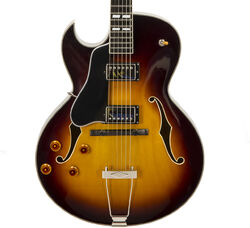 Left-handed electric guitar Eastman AR372CE Archtop Left Hand - Sunburst