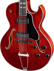 Hollow-body electric guitar Eastman Archtop AR372CE-P90 - Truetone gloss classic