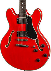 Semi-hollow electric guitar Eastman T386 Thinline Laminate - Red