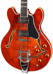 Semi-hollow electric guitar Eastman T486B Thinline Laminate - Classic