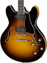 Semi-hollow electric guitar Eastman Thinline T60/TV - Truetone gloss sunburst