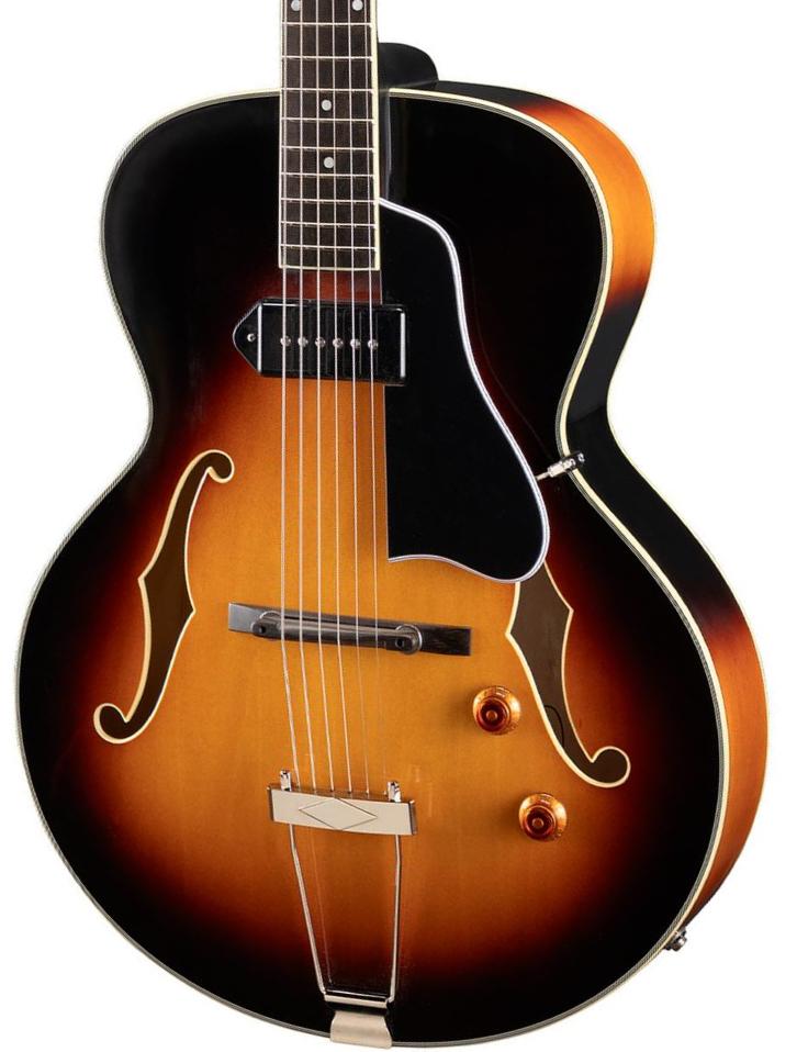 Hollow-body electric guitar Eastman Archtop AR405 P90/TV - Truetone Vintage Gloss Sunburst