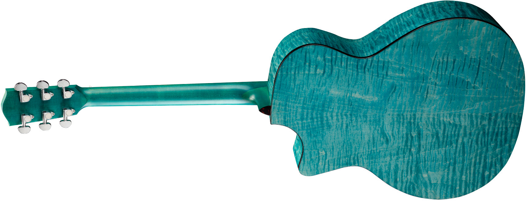 Eastman Pch3-gace Grand Auditorium Cw Epicea Erable Rw - Truetone Gloss Faded Blue - Folk guitar - Variation 1