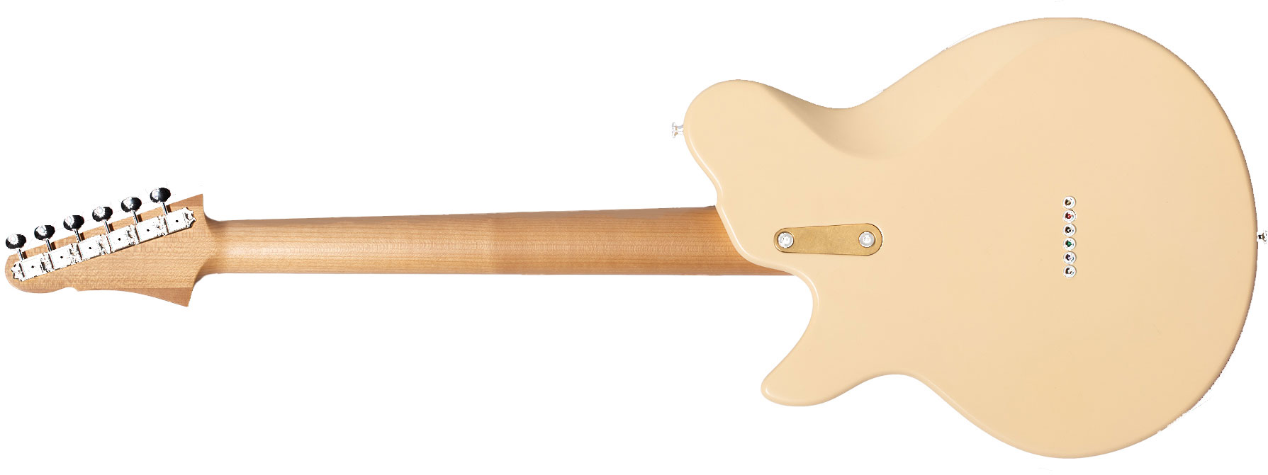 Eastman Sc52 Fullertone 2s Ht Mn - Truetone Satin Desert Sand - Retro rock electric guitar - Variation 1