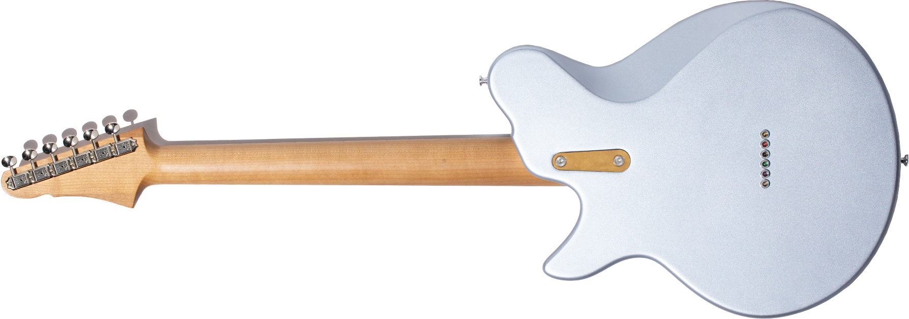 Eastman Sc52 Fullertone 2s Ht Mn - Ice Blue Metallic - Tel shape electric guitar - Variation 1