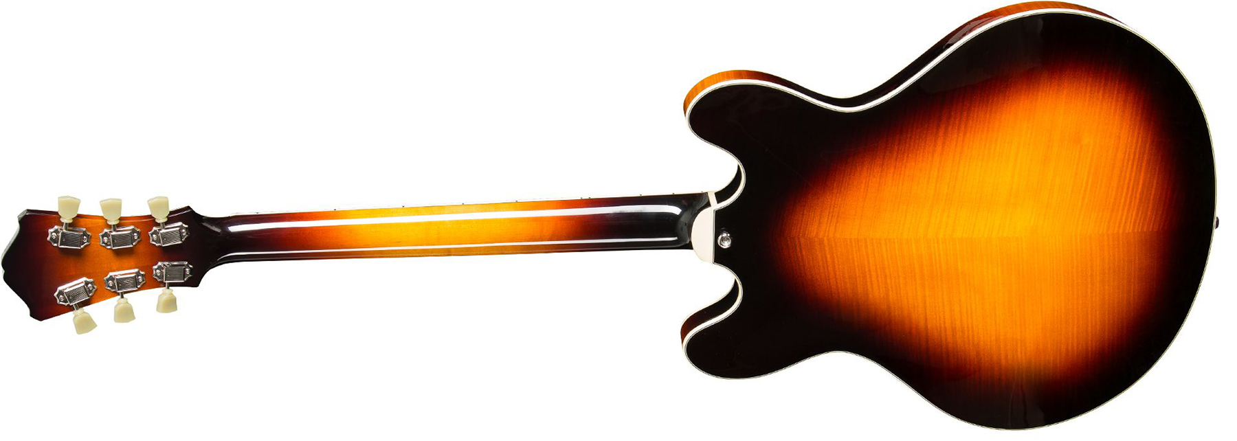 Eastman T486 Thinline Laminate Tout Erable Hh Seymour Duncan Ht Eb - Sunburst - Semi-hollow electric guitar - Variation 1