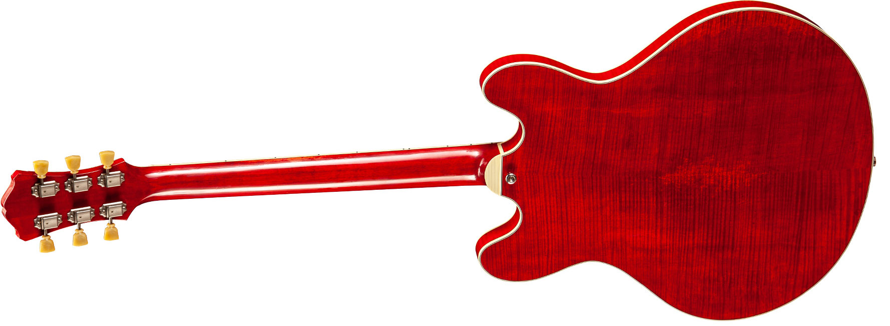 T59v Thinline Laminate - red Semi-hollow electric guitar Eastman