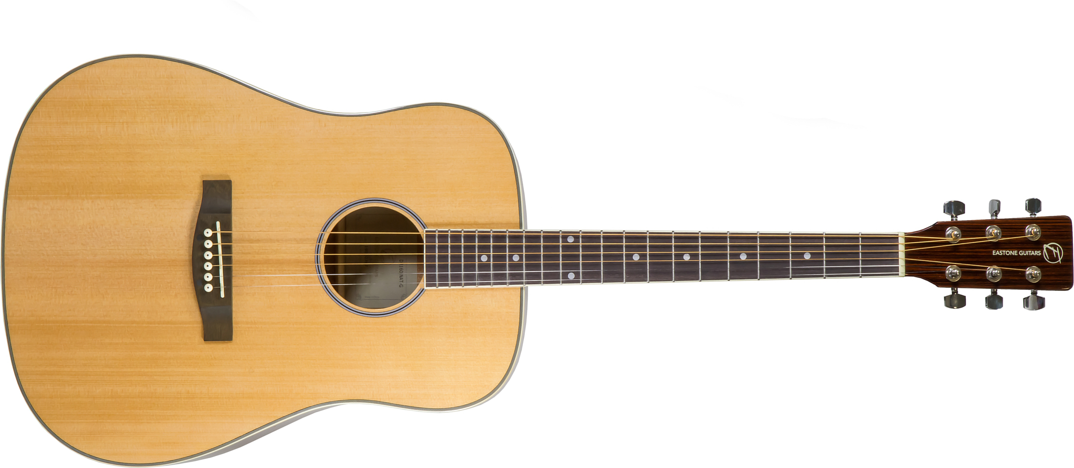 Eastone Dr160-nat-g Dreadnought Cw Epicea Wenge - Natural Gloss - Acoustic guitar & electro - Main picture