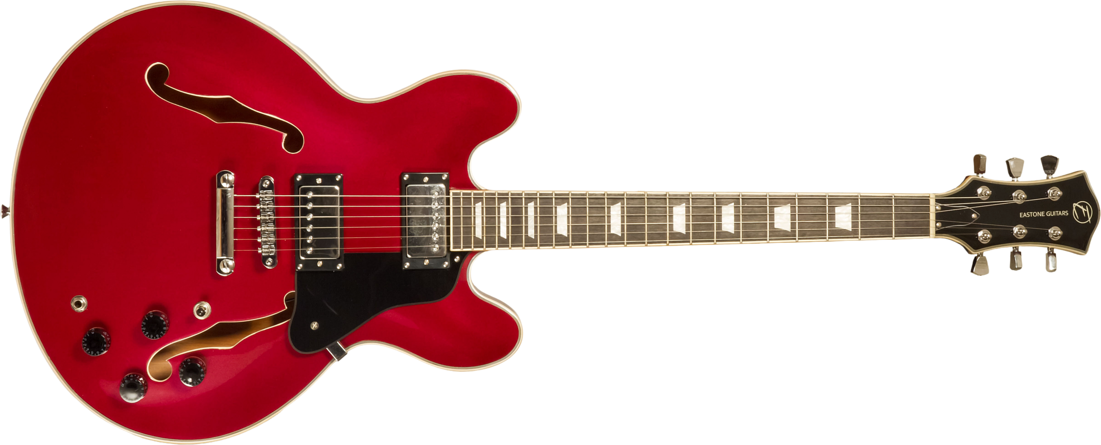 Eastone Gj70-win - Wine - Semi-hollow electric guitar - Main picture