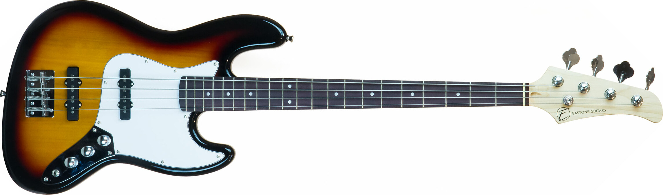 Eastone Jab Pur - 3 Tone Sunburst - Solid body electric bass - Main picture