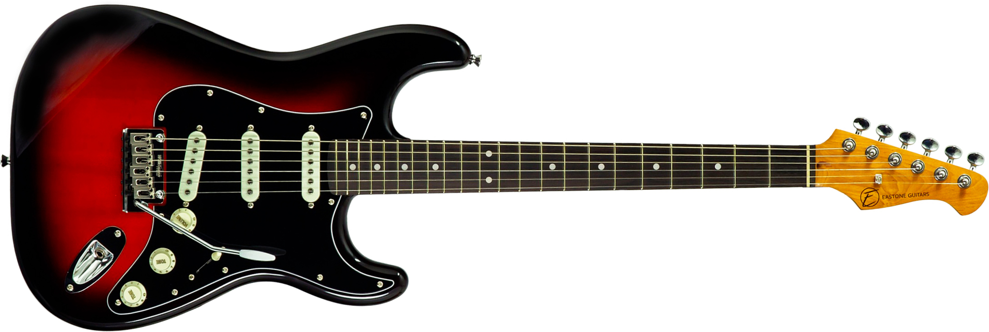 Eastone St100-s3t-rw 3s Trem Rw - 3-tone Burst - Str shape electric guitar - Main picture