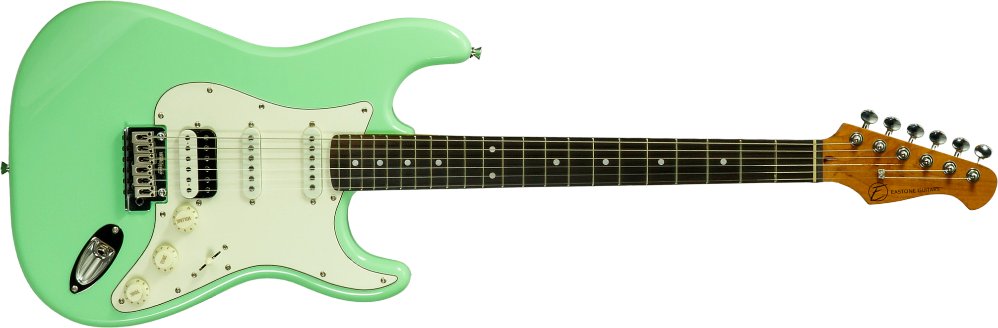 Eastone St150r-lg-rw Hss Trem Rw - Light Green - Str shape electric guitar - Main picture