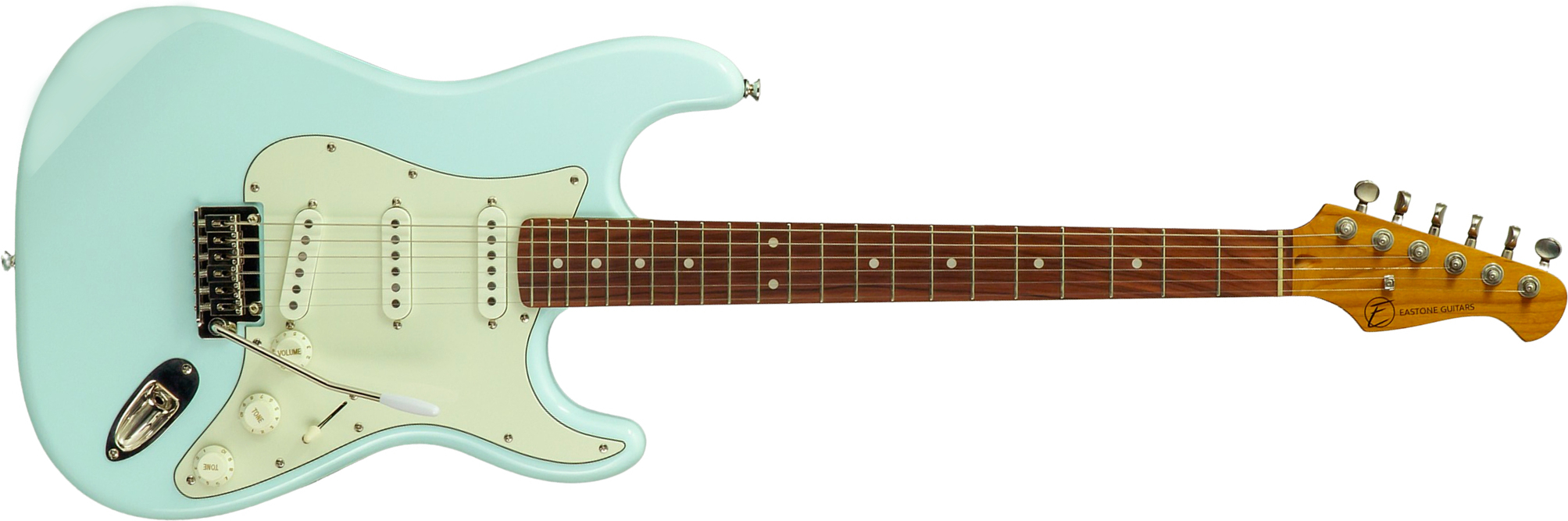 Eastone St500r-lb-rw 3s Trem Rw - Light Blue - Str shape electric guitar - Main picture