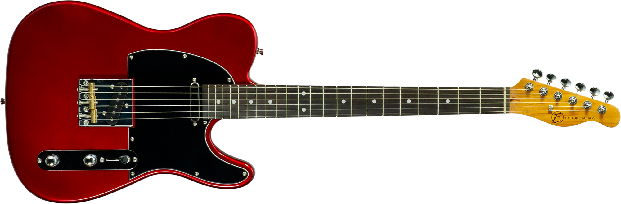 Eastone Tl100r-mr-rw 2s Ht Mn - Metal Red - Tel shape electric guitar - Main picture