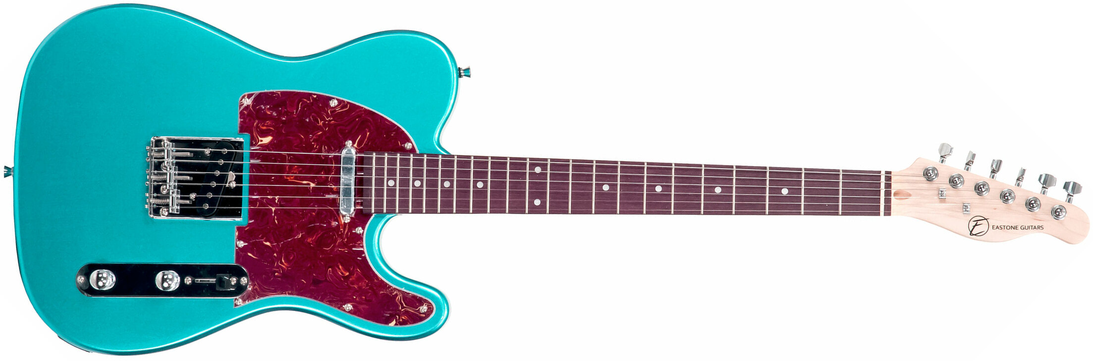 Eastone Tl70 Ss Ht Pur - Metallic Light Blue - Tel shape electric guitar - Main picture