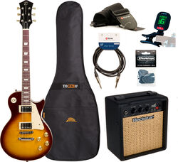 Electric guitar set Eastone LP200 +Blackstar Debut 10E +Accessories - honey sunburst