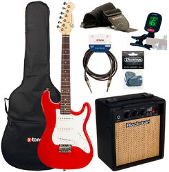 Electric guitar set Eastone STR MINI +Blackstar Debut 10E +Accessories - Red