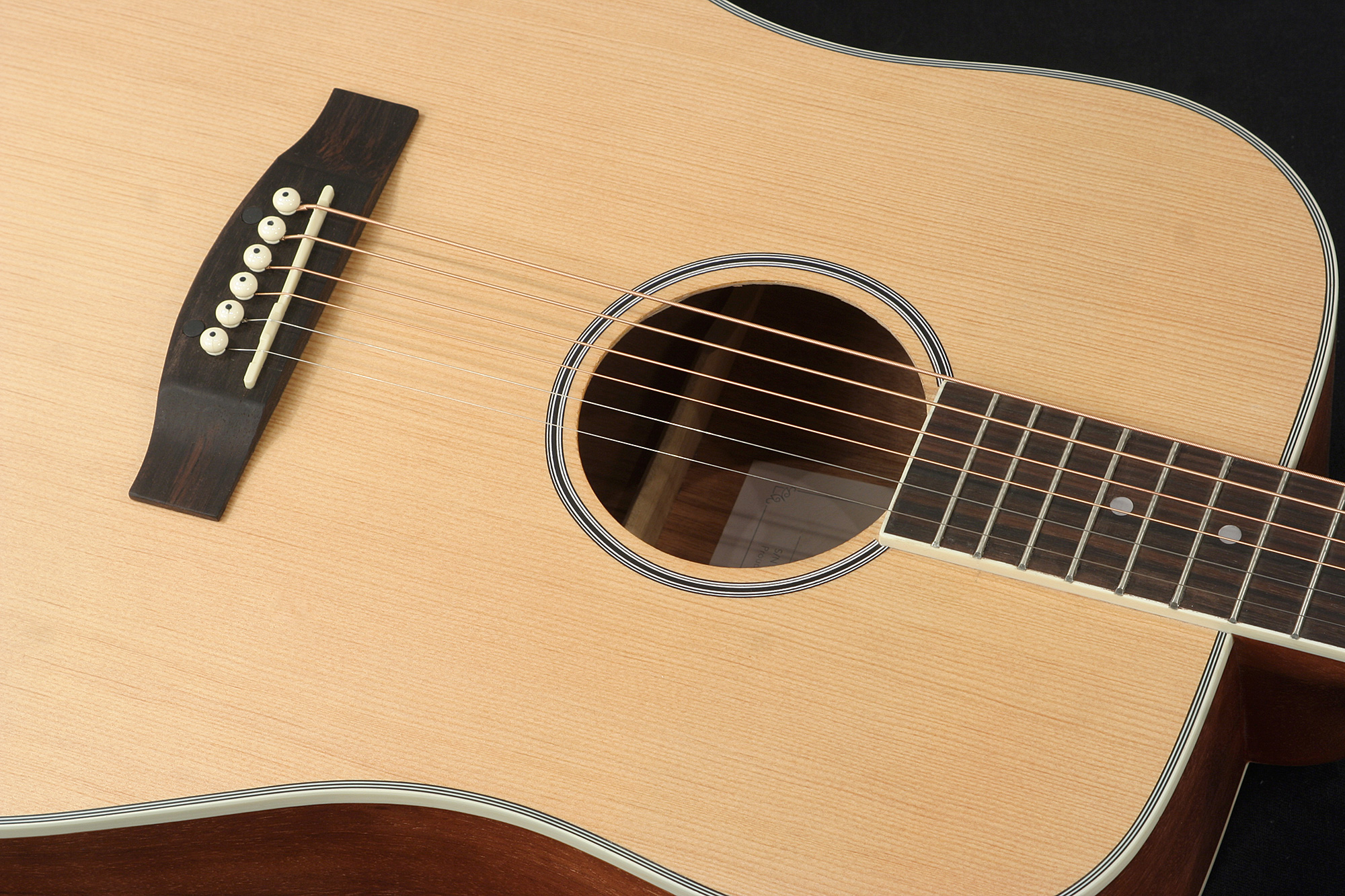 Eastone Dr100-nat Dreadnought Epicea Okoume - Natural - Acoustic guitar & electro - Variation 4