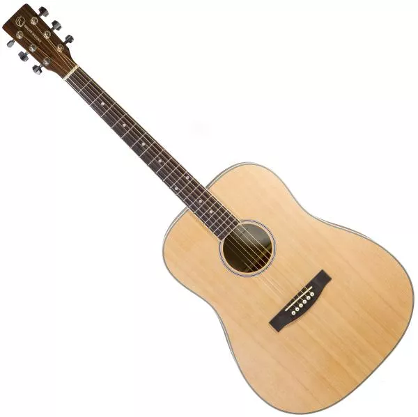 Acoustic guitar & electro Eastone DR100-NAT Left Hand - Natural satin