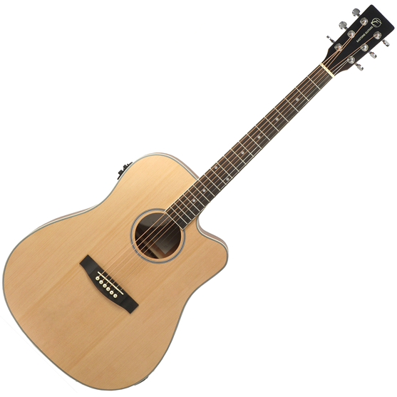 Eastone Dr100ce-nat Dreadnought Cw Epicea Okuman - Natural - Electro acoustic guitar - Variation 7