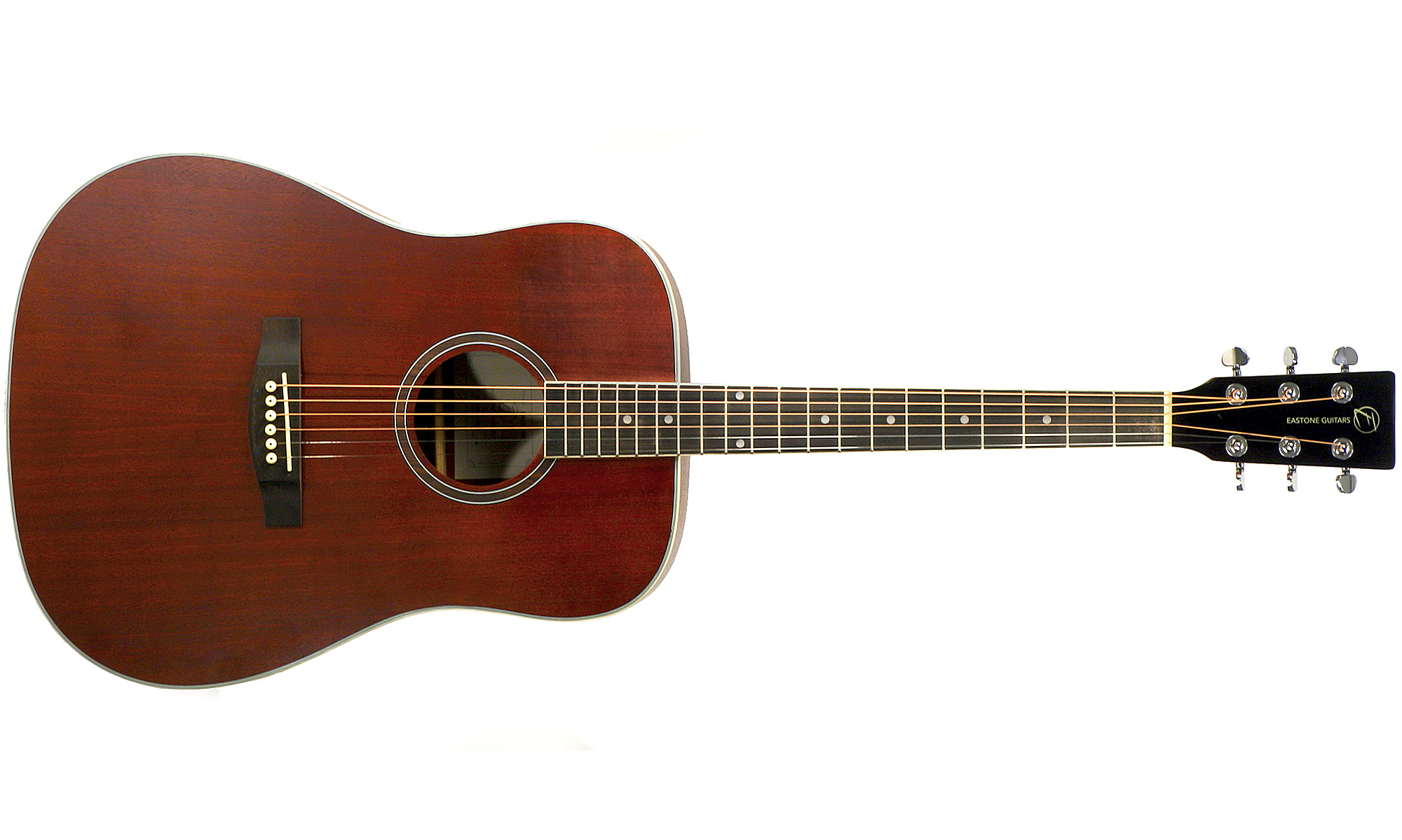 Eastone Dr150-nat Dreadnought Sapele - Natural - Acoustic guitar & electro - Variation 1