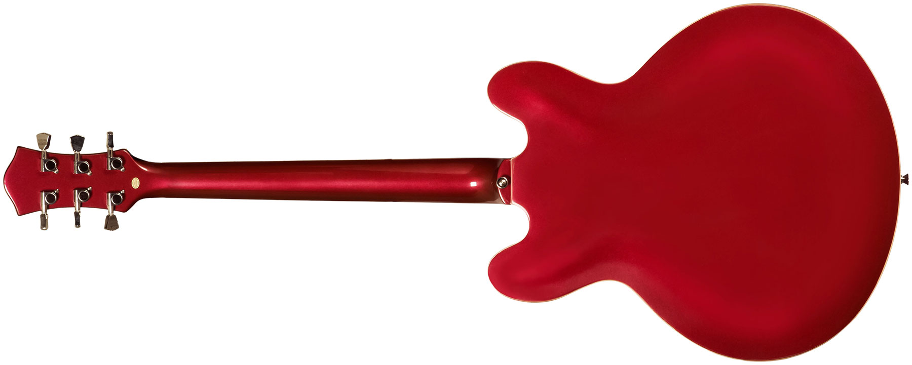Eastone Gj70-win - Wine - Semi-hollow electric guitar - Variation 1