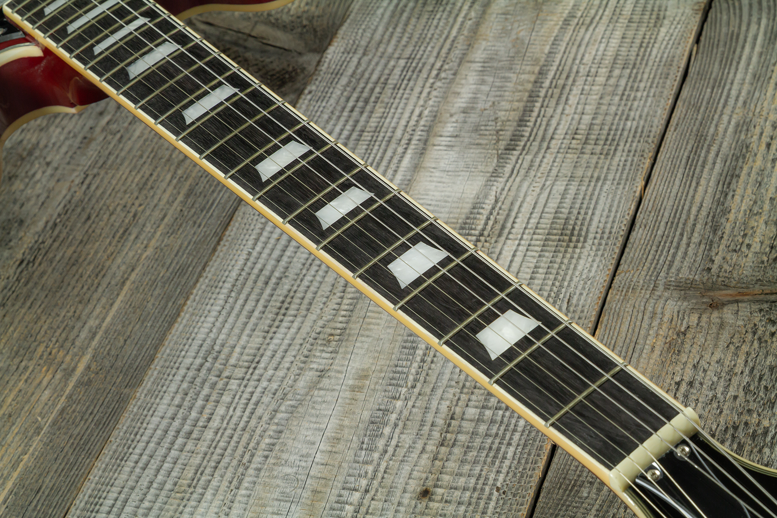 Eastone Gj70-win - Wine - Semi-hollow electric guitar - Variation 15