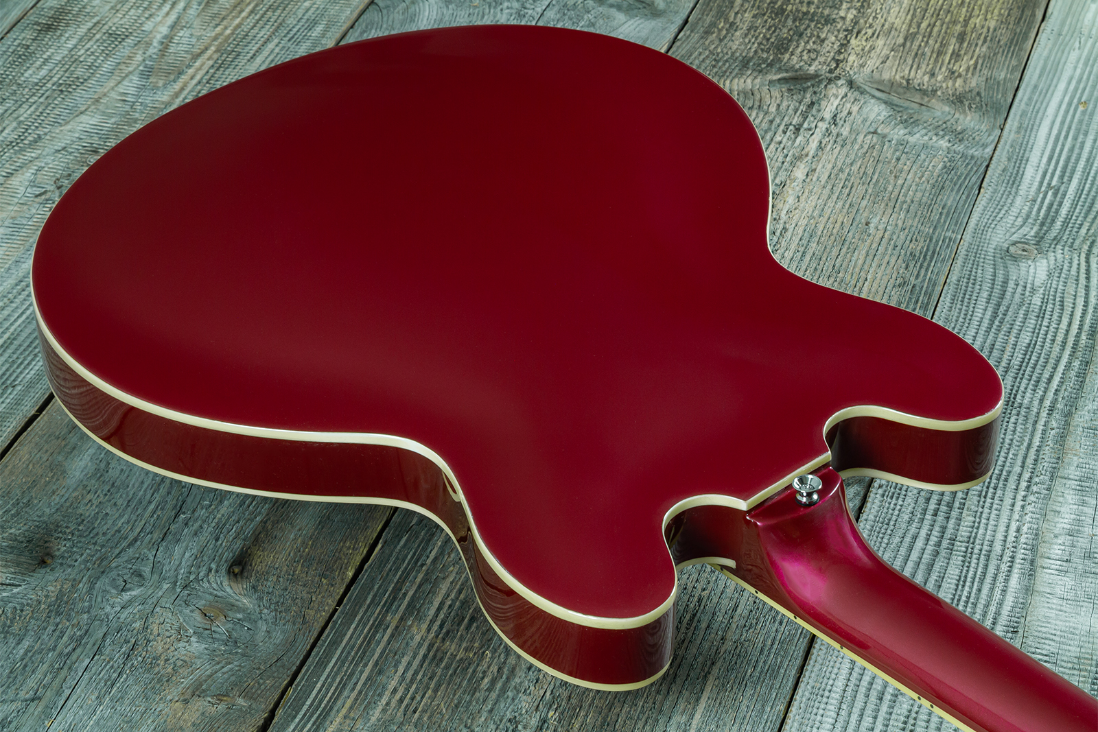 Eastone Gj70-win - Wine - Semi-hollow electric guitar - Variation 16