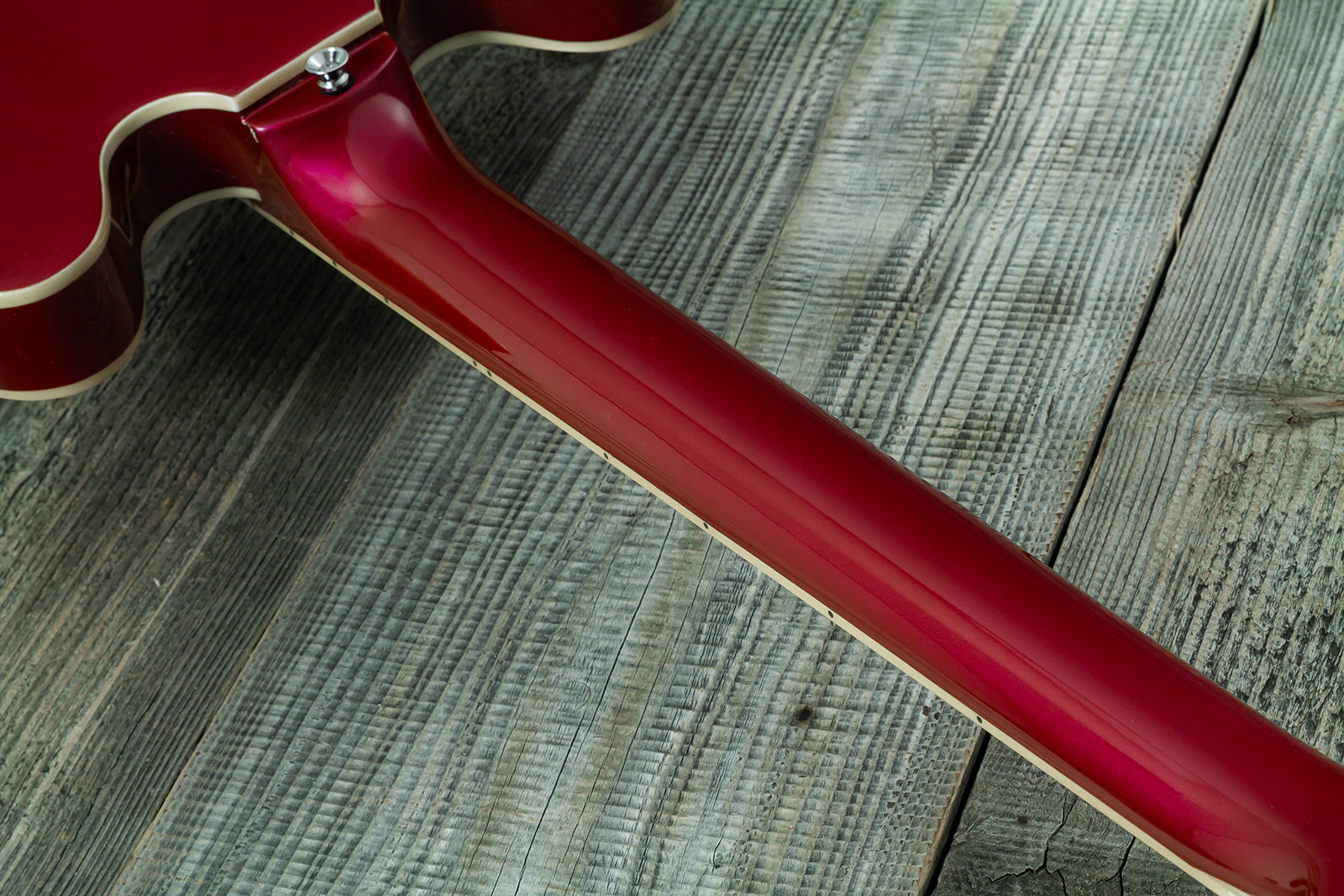 Eastone Gj70-win - Wine - Semi-hollow electric guitar - Variation 18