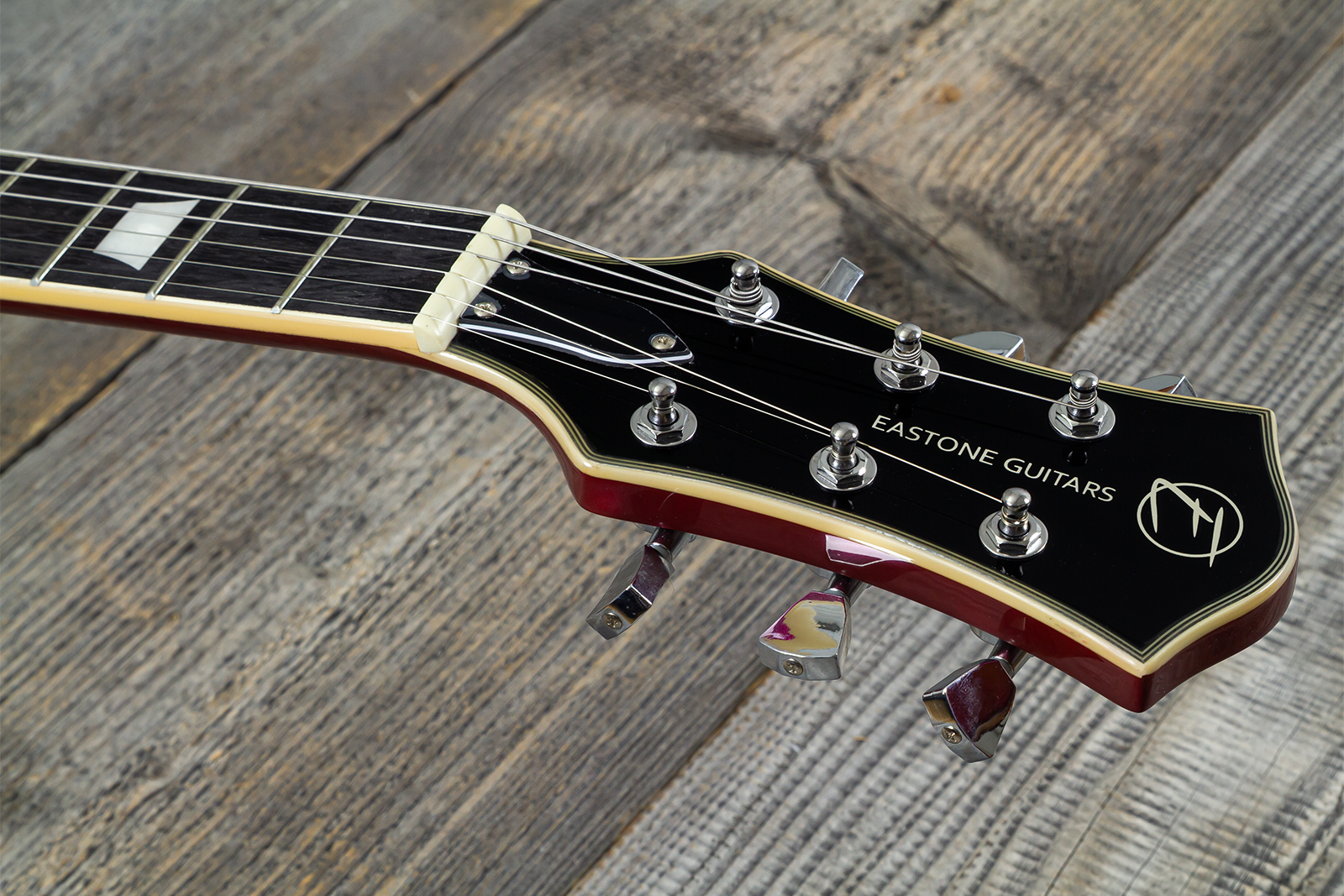 Eastone Gj70-win - Wine - Semi-hollow electric guitar - Variation 19