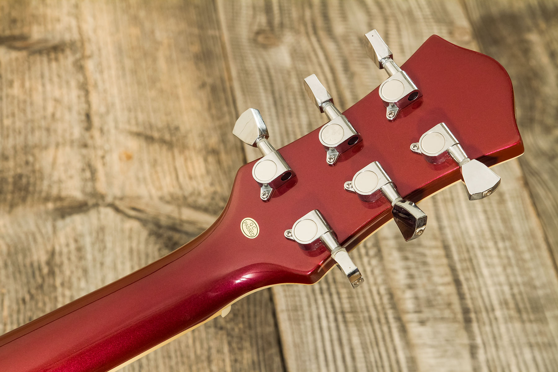 Eastone Gj70-win - Wine - Semi-hollow electric guitar - Variation 8